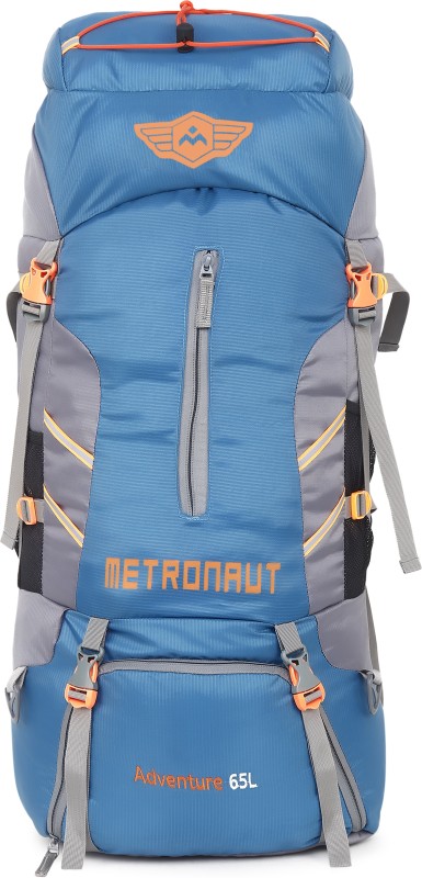 METRONAUT Adventure Series Hiking/Camping/Travel Bag with Rain Cover Rucksack  – 65 L(Green)