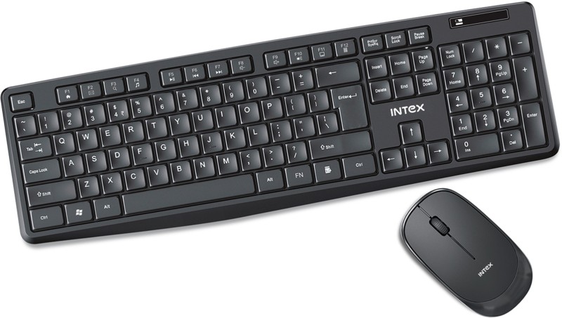 Intex IT-WLKBM01 Wireless Desktop Keyboard(Black)