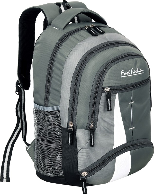Xfast fashion Casual unisex travel bag, office, messenger, school backpack 30 L Backpack(Grey, White)