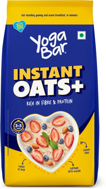 Yogabar Instant 100% Natural Gluten Free Rolled Oats Pouch(2 kg)