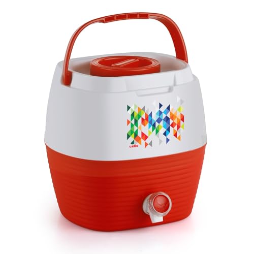Cello Kleeno Dome Lid Plastic Garbage Dustbin Bucket 110 LTR – Green, Manual-lift