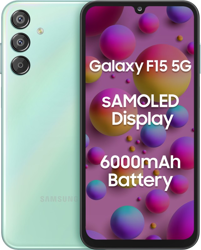 SAMSUNG Galaxy F15 5G (Jazzy Green, 128 GB)(6 GB RAM)