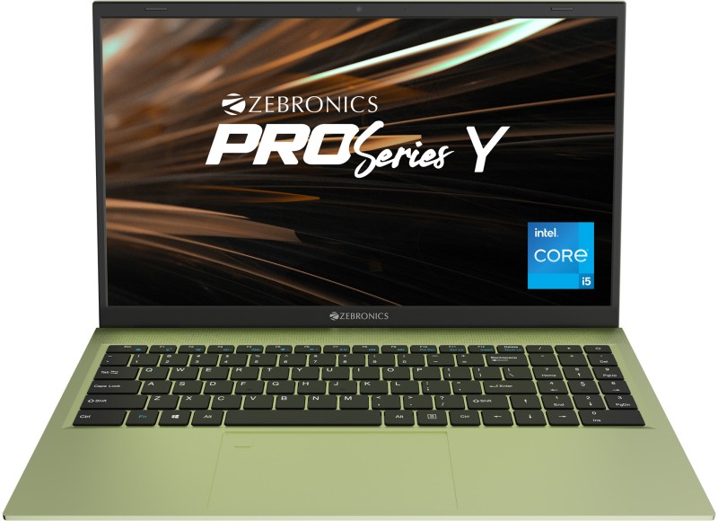 ZEBRONICS Pro Series Y Intel Core i5 11th Gen 1155G7 – (16 GB/512 GB SSD/Windows 11 Home) ZEB-NBC 2S Thin and Light Laptop(15.6 inch, Sage Green, 1.65 Kg)