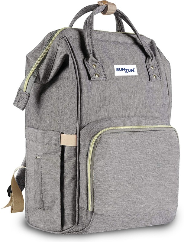 BUMTUM Baby Diaper Bag For Mothers Spacious Waterproof Backpack With Multiple Pockets Mothers Maternity Bags for Travel Diaper Backpack(Grey)