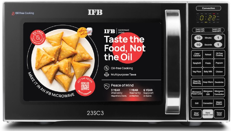IFB 23 L Convection Microwave Oven(23SC3, Silver)