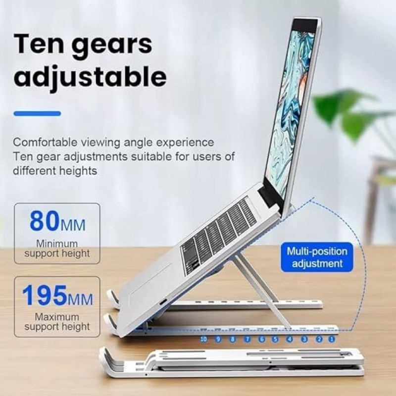 keraliya brother Metal Portable Laptop Table(Finish Color – silver)