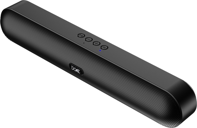 boAt Aavante Bar 480 Bluetooth 2.0 Channel Soundbar w/ 10 W RMS boAt Signature Sound 10 W Bluetooth Soundbar(Black, 2.0 Channel)