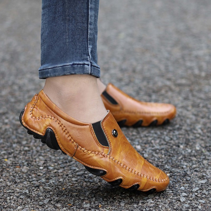 Krors Stylish Good Looking Casual Loafers Loafers For Men(Tan)