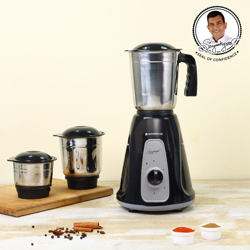 MasterChef Kitchen King 150 W Hand Blender(Black)