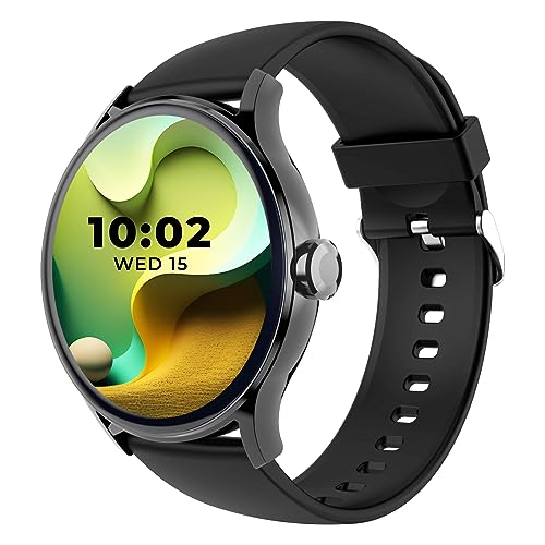 Noise Pulse Go Buzz Smart Watch with Advanced Bluetooth Calling, 1.69″ TFT Display, SpO2, 100 Sports Mode with Auto Detection, Upto 7 days Battery (2 days with Heavy calling) – Jet Black