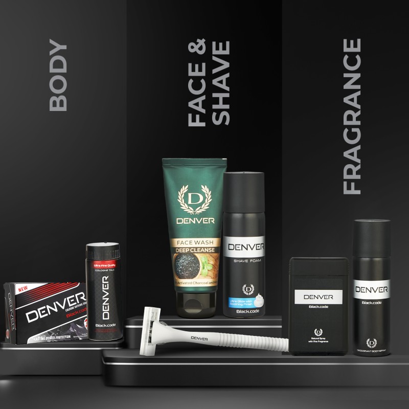 DENVER Blackcode Men’s Grooming Kit(7 Items in the set)