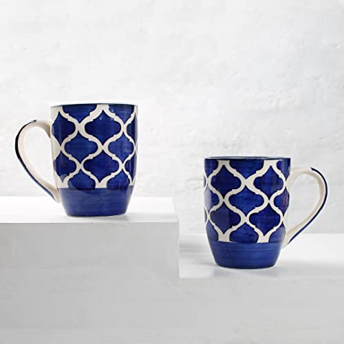 BSB HOME 120 TC Double Floral Bedsheet with 2 Pillow Covers | 110 GSM Soft Brushed Microfiber – Breathable & Wrinkle Free – (86 X 88 Inch, Dark Blue & Beige & Brown)