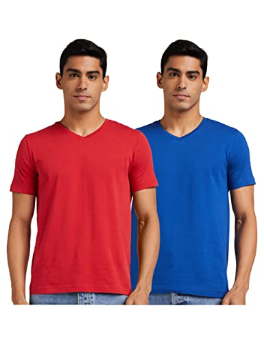 Amazon Brand – Symbol Men’s Cotton Blend Round Neck Sweatshirt (AW18MNSSW01_Imperial Blue_XL_Imperial Blue_XL)