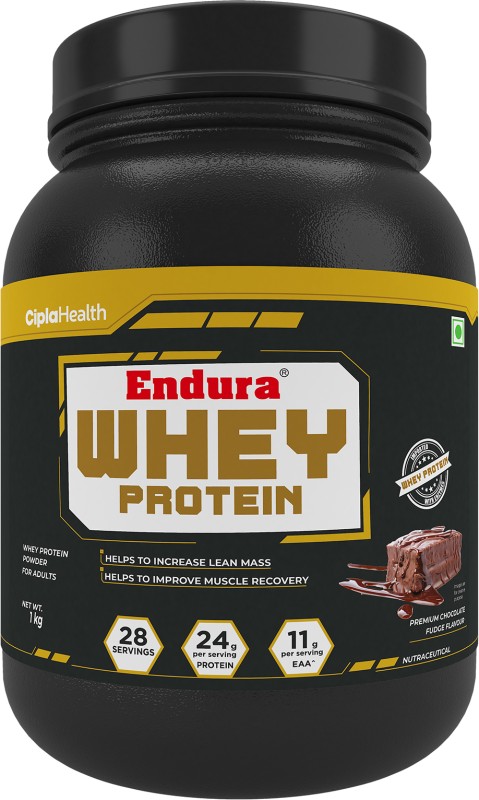 Endura Whey Protein Flavoured 1kg Whey Protein(1 kg, Choco Fudge)