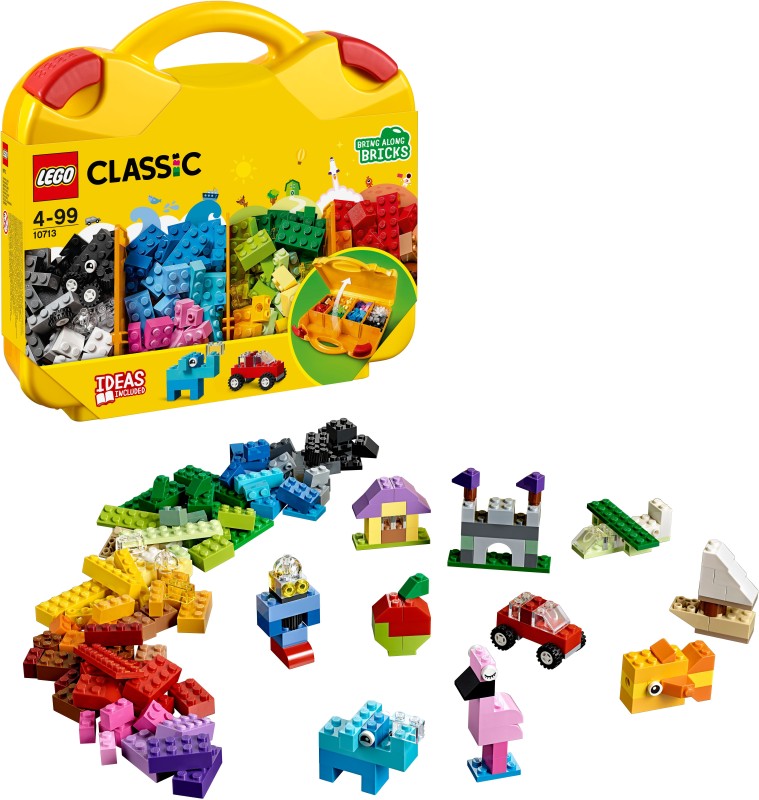 LEGO Classic Creative Suitcase 10713 Building Kit (213 Blocks)(Multicolor)