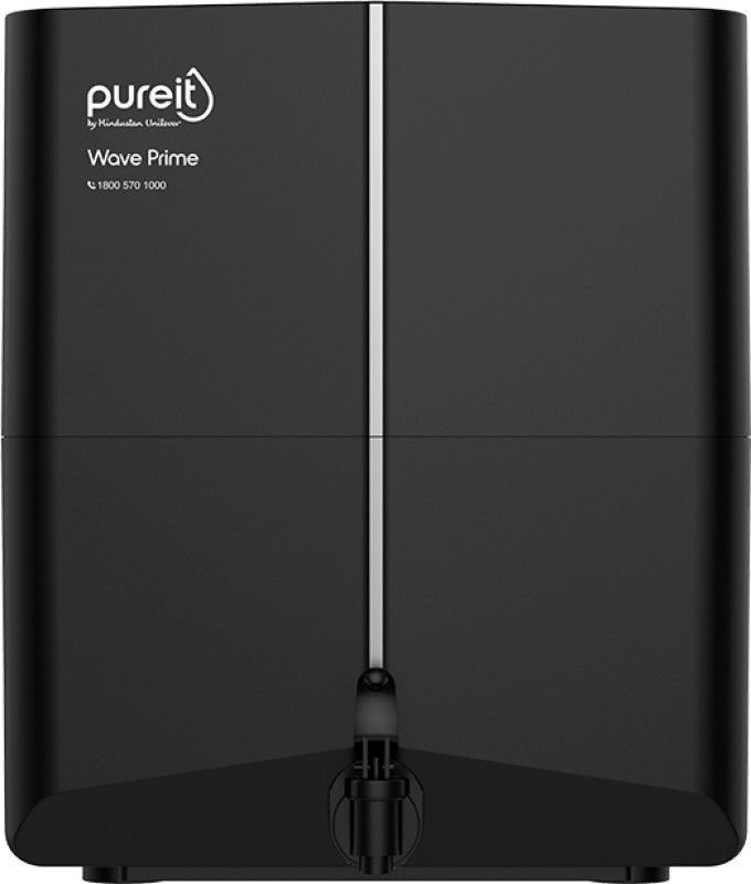 Pureit Wave Prime 7 L RO + MF Water Purifier Suitable for all – Borewell, Tanker, Municipality Water(Black)