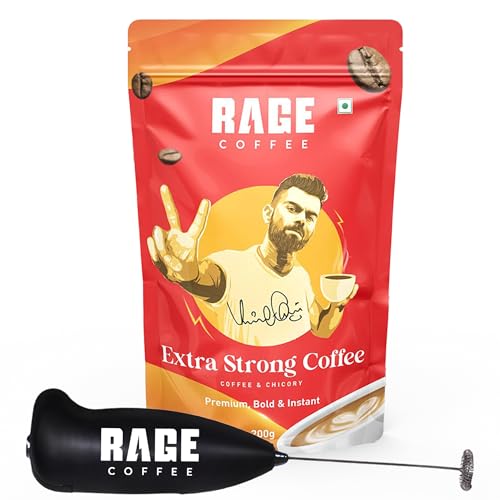 Rage Coffee South Indian Filter Coffee Powder (250g) + Drinking Chocolate Powder (100g) + Green Coffee Beans (200g) | Gourmet Coffee and Chocolate Powder Combo for Coffee Enthusiasts