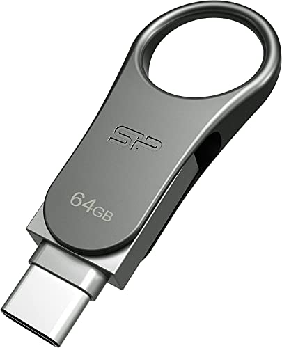 SP Silicon Power Silicon Power 128GB USB 3.0 Flash Drive with Capless Swivel Design, USB 3.2 Gen 1 USB 2.0 Thumb Drive Pen Drive Memory Stick, Blaze B30 Series
