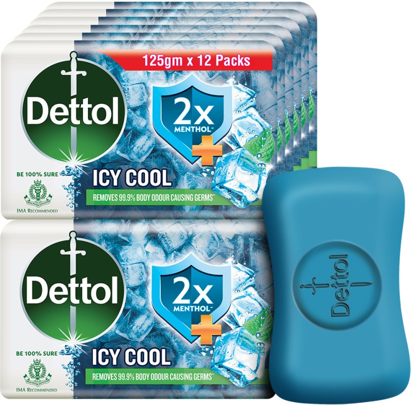 Dettol Icy cool with 2x menthol(12 x 125 g)
