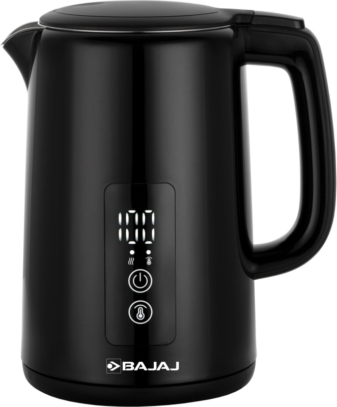 BAJAJ KTP 1.5 Digital Electric Kettle(1.5 L, Black)