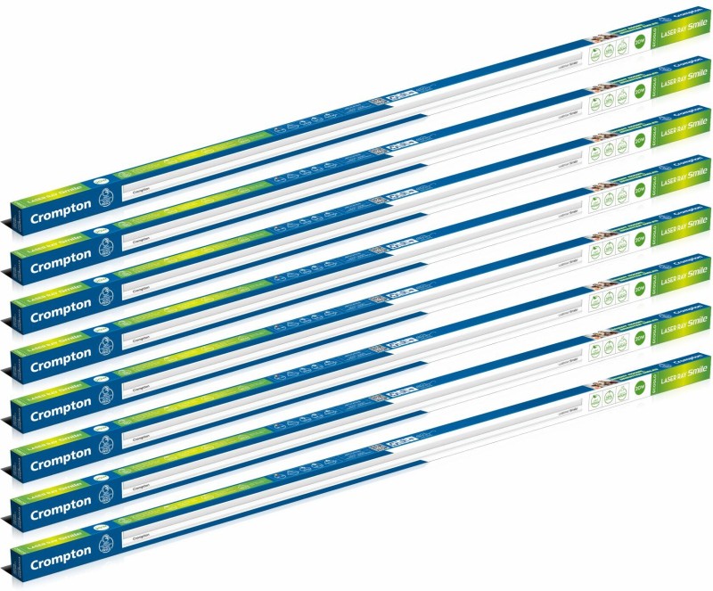 Crompton Laser Ray Smile 20W Straight Linear LED 20 W Tube Light(White, Pack of 8)