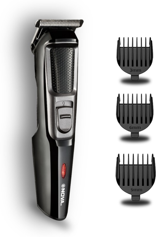 NOVA NHT 1O76/O3 Trimmer 30 min  Runtime 4 Length Settings(Black, Grey)