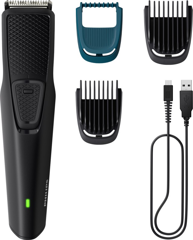 PHILIPS BT1233/18 Trimmer 30 min  Runtime 4 Length Settings(Black)