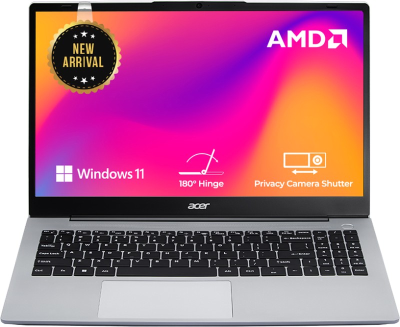 Acer Aspire 3 Backlit AMD Ryzen 7 Octa Core 7730U – (16 GB/1 TB SSD/Windows 11 Home) A325-42 Thin and Light Laptop(15.6 Inch, Silver, 1.79 Kg)