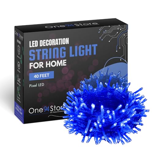 XERGY Solar Fairy String Light Outdoor, 39 Ft 120 LED with 800 mAh Inbuilt Rechargeable Battery IP65 Waterproof 8 Modes (Copper Wires, Sturdy Quality) for Garden Yard Diwali &Home Decor led Lights