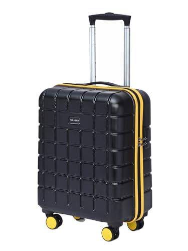 Fur Jaden Black Textured Leatherette Stylish & Spacious Weekender Duffle Bag for Travel for Men and Women