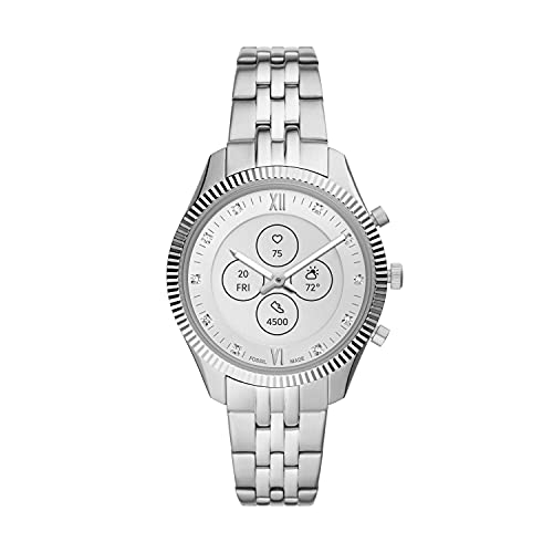 Fossil Leather Harwell Analog White Dial Women’s Watch-Es5266, Band_Brown