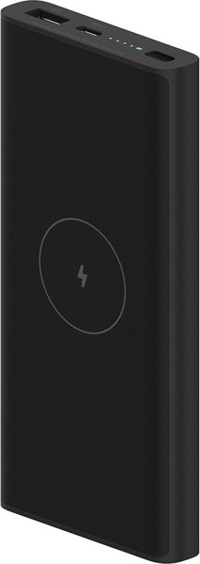 Mi 10000 mAh Wireless Power Bank(Black, Lithium Polymer, for Mobile)