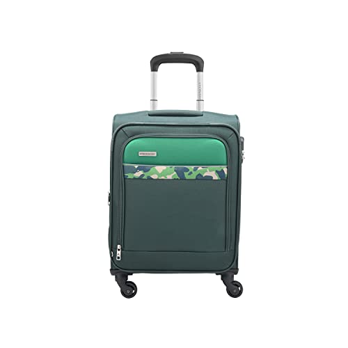 ARISTOCRAT Invictus 2P Set (Cabin+Medium) – Trolley Bag Ocean Blue Cabin & Check-in Set 8 Wheels – 26 Inch
