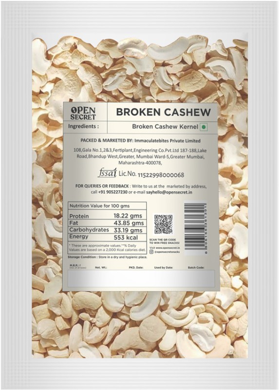 OPEN SECRET Broken Cashews Cashews(1200 g)