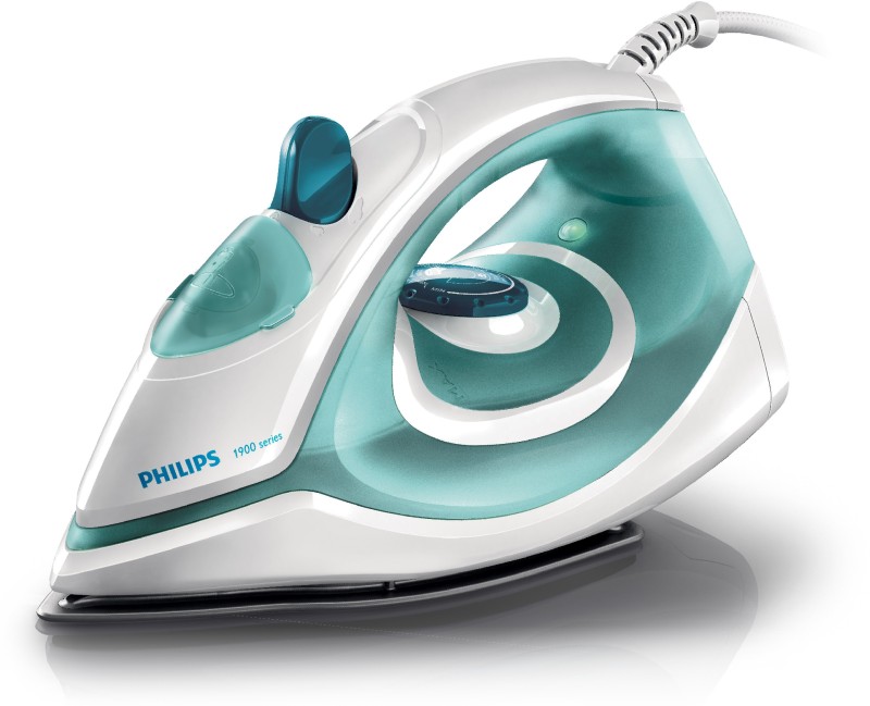 PHILIPS GC1903/21 1300 W Steam Iron(White and Green)