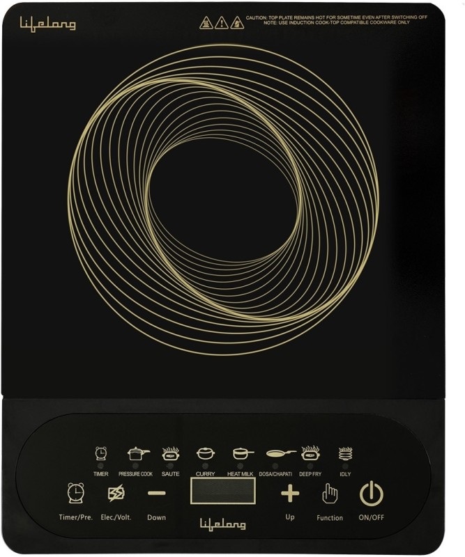 Lifelong 2100 W Induction Cooktop Touch Panel(Black, 2100 Watt with Sensor Touch, LLIC103)
