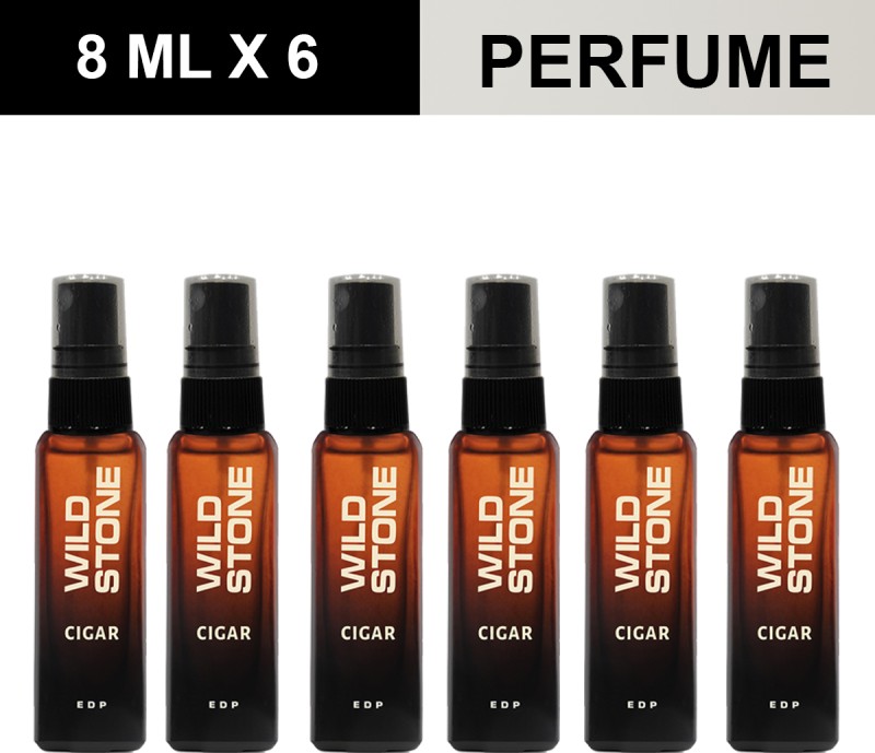 Wild Stone Cigar Premium Perfume Trial Pack for Men 8 ML Pack of 6 Eau de Parfum  –  48 ml(For Men)