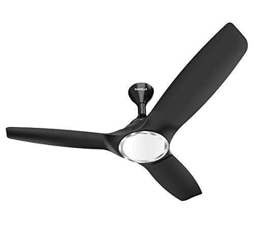Havells 1200mm Ambrose Slim BLDC Ceiling Fan | Premium Finish, Decorative Fan, Remote Control, High Air Delivery Fan | 5 Star Rated, Upto 60% Energy Saving | 2+1* Year Warranty | (Pack of 1, Brown)