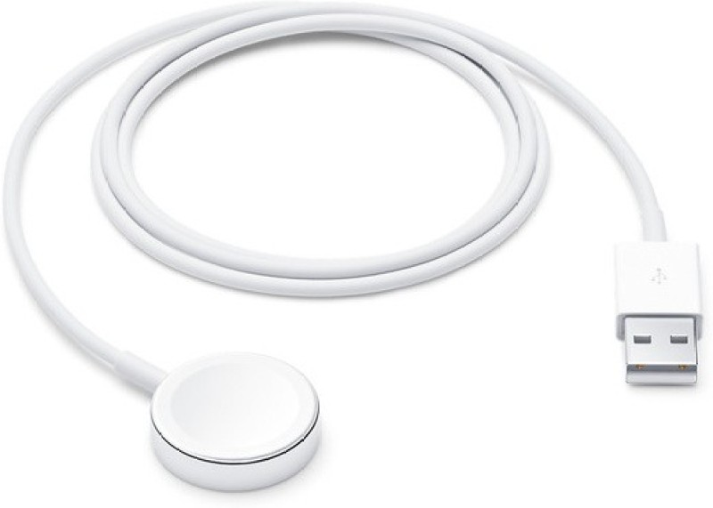 Apple SMPS Charger for Smartwatch with Detachable Cable(White)