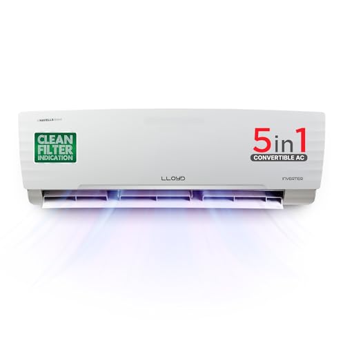 Voltas 1.5 ton 3 Star, Inverter Split AC (Copper, 4-in-1 Adjustable Mode, Anti-dust Filter, 183V Vectra CAW, White)