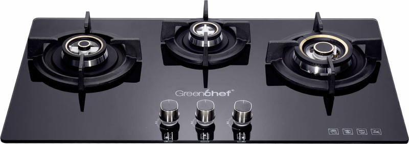 Greenchef GHT HOB cooktop Automatic Glass Automatic Hob(3 Burners)