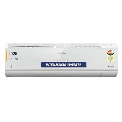Lloyd 1.5 Ton 3 Star Inverter Split AC (5 in 1 Convertible, Copper, Anti-Viral + PM 2.5 Filter,White with Chrome Deco Strip, GLS18I3FWAGC)