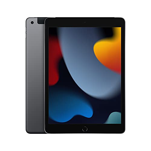 2021 Apple 10.2-inch (25.91 cm) iPad with A13 Bionic chip (Wi-Fi + Cellular, 256GB) – Space Grey (9th Generation)