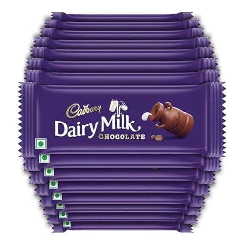 Cadbury Dairy Milk Chocolate Bar, 52 g Maha Pack (Pack of 15),780 gram