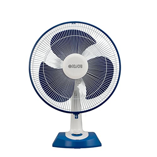 Bajaj Frore Neo 400 MM Wall Mount Fan | Wall Fan For Kitchen & Home | Smooth Oscillation | 100% Copper Motor | High Air Delivery | 3-Speed Control | Rust Free | 2-Yrs Warranty 【Blue】