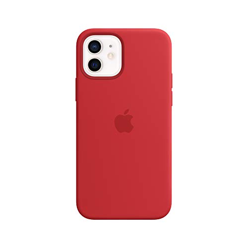 Apple Silicone Case with MagSafe (for iPhone 12, 12 Pro) – (Product) RED