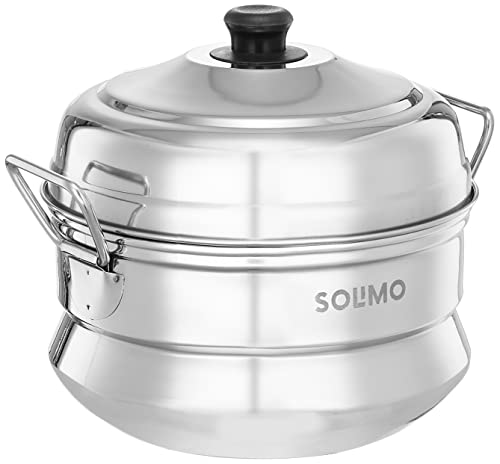 Amazon Brand – Solimo Stainless Steel Lunch Box Set of 5 | 2 Containers (330ml Each) with 1 Roti Container (410ml) and Cutlery | 100% Food Grade | BPA Free Lid| Easy to Clean, Blue