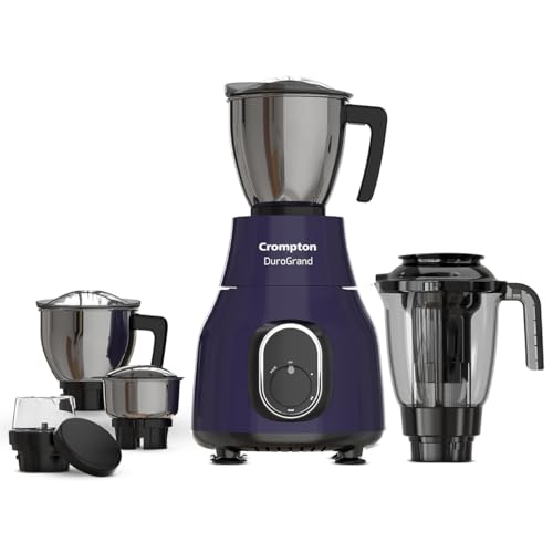 Crompton Ameo Fresh | Nutri Blender | Smoothie Maker | Mixer Grinder | Maxi Blend Technology | Smart safety lock | Power Button | 400 Watts | Sipper Cap | Lump Free Quick Blends | 2 years warranty