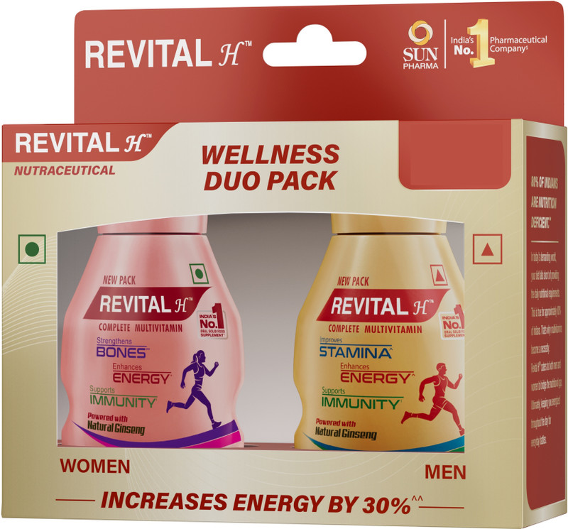 Revital H Wellness Duo Pack(60 Tablets)