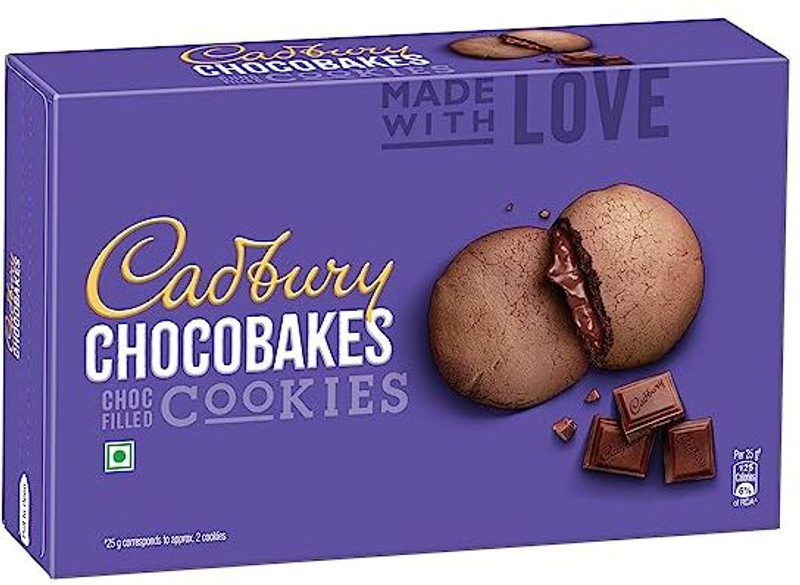 Cadbury Chocobakes ChocFilled Cookies Cream Filled Biscuit(300 g)
